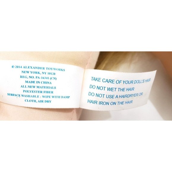 Madame ALEXANDER Toyworks 18" GIRL DOLL blonde hair blue-gray eyes NO CLOTHES - Picture 10 of 12